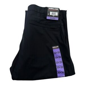 Kirkland Men’s Performance Pants Black Polyester NWT